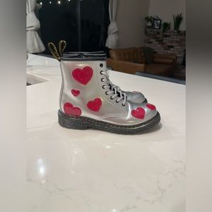 Dr. Martens Kids Boots with Hearts size 5
